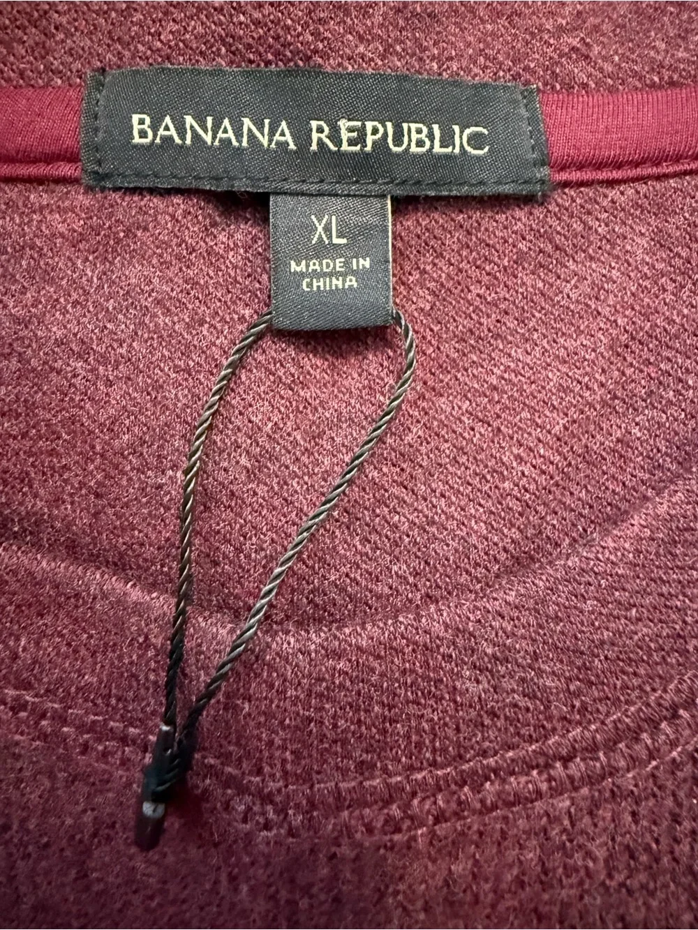 Banana Republic Men's Crewneck Sweater in Plum NWOT
